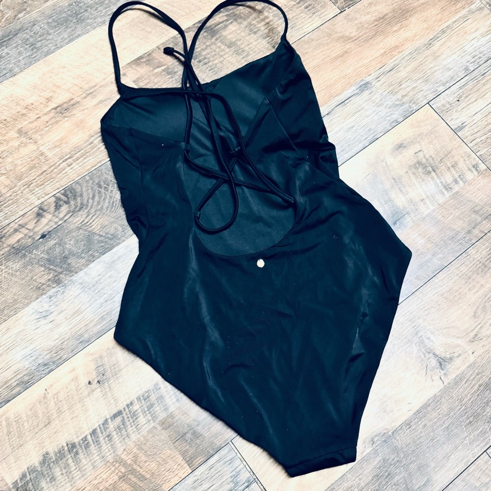 Victoria's Secret Black One-Piece Swimsuit - Picture 4 of 7